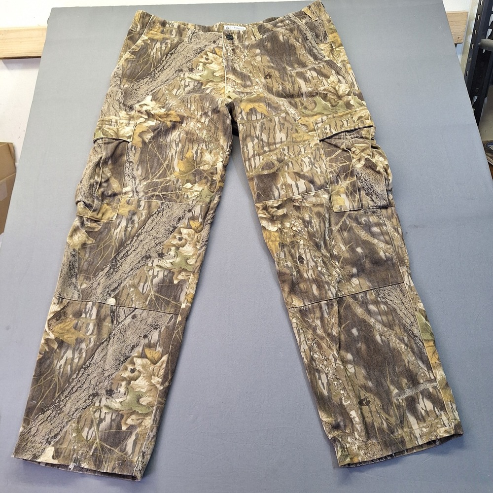 Columbia Mossy Oak Break-Up Camo Cargo Pants Mens 40x32 HM8023 Hunting Utility